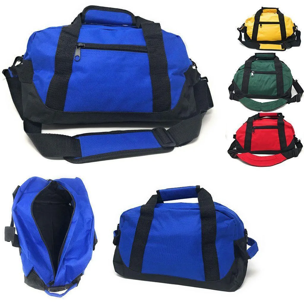 14 inch Sports Duffle Bags School Travel Gym Locker Carry-On Luggage