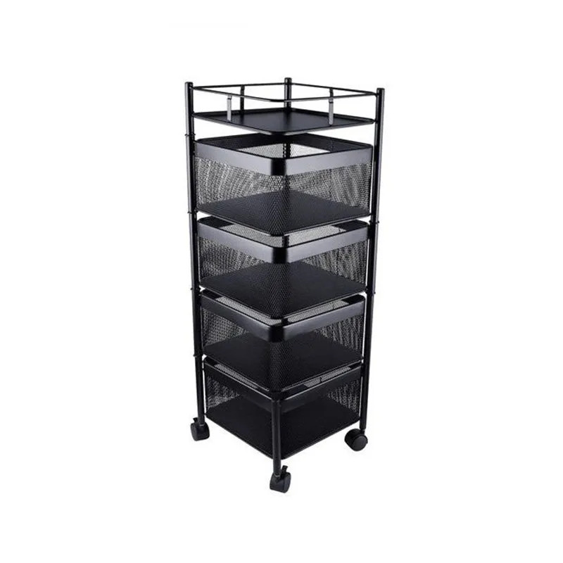 4 Tier Rotating Storage Trolley