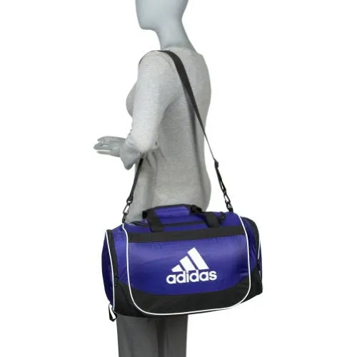 adidas Defender Duffel Small, Collegiate Purple/Joy Purple/Vivid Yellow,