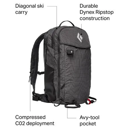 Backpack Jetforce UL 26L Black Diamond, black