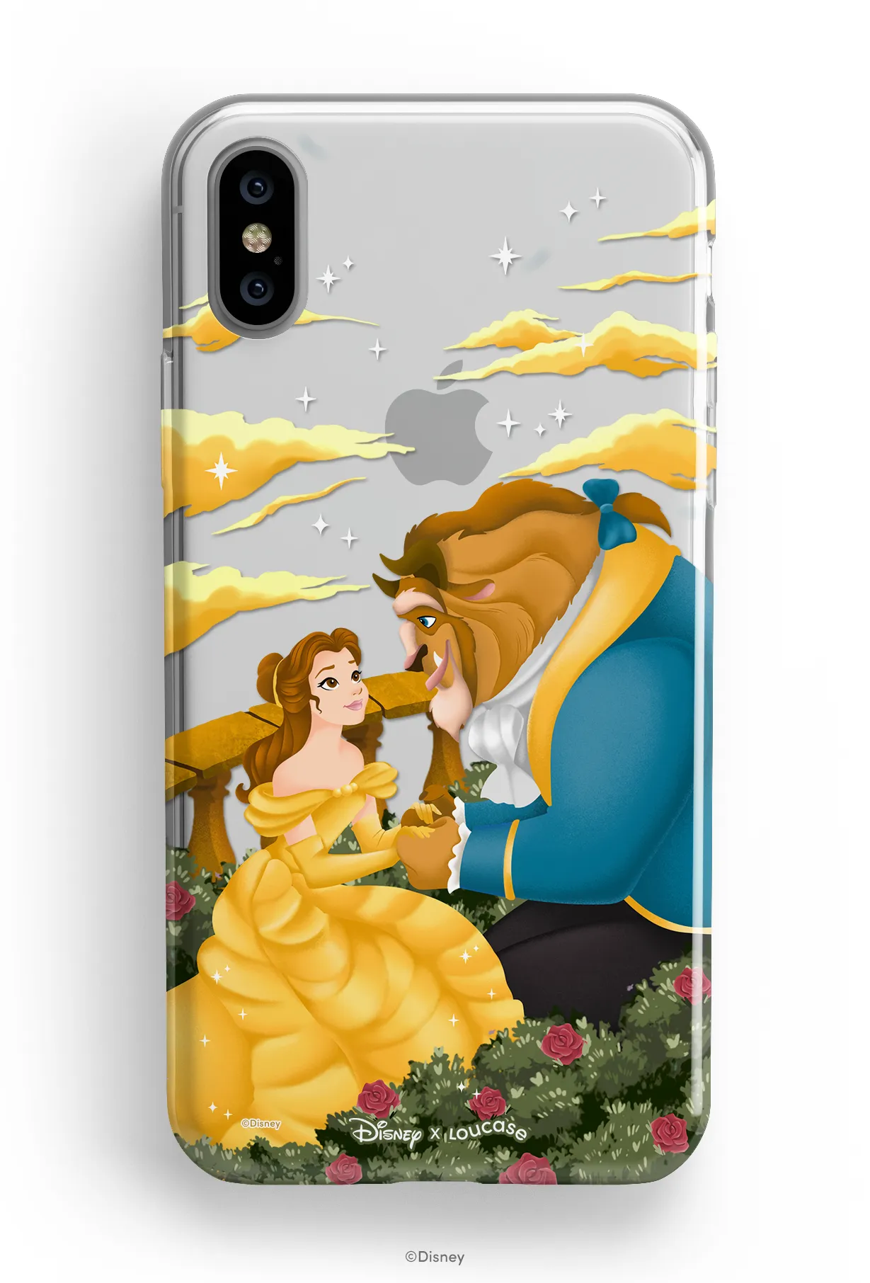 Belle & Beast - KLEARLUX™ Disney x Loucase Beauty & The Beast Collection Phone Case | LOUCASE