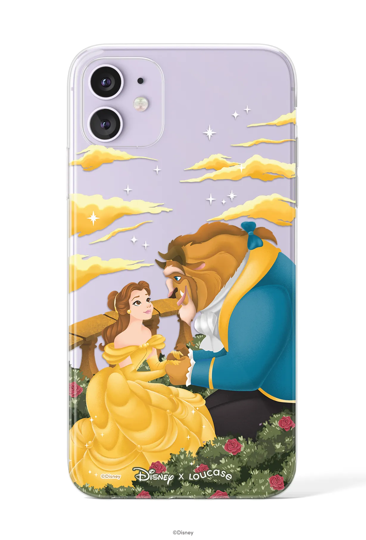 Belle & Beast - KLEARLUX™ Disney x Loucase Beauty & The Beast Collection Phone Case | LOUCASE