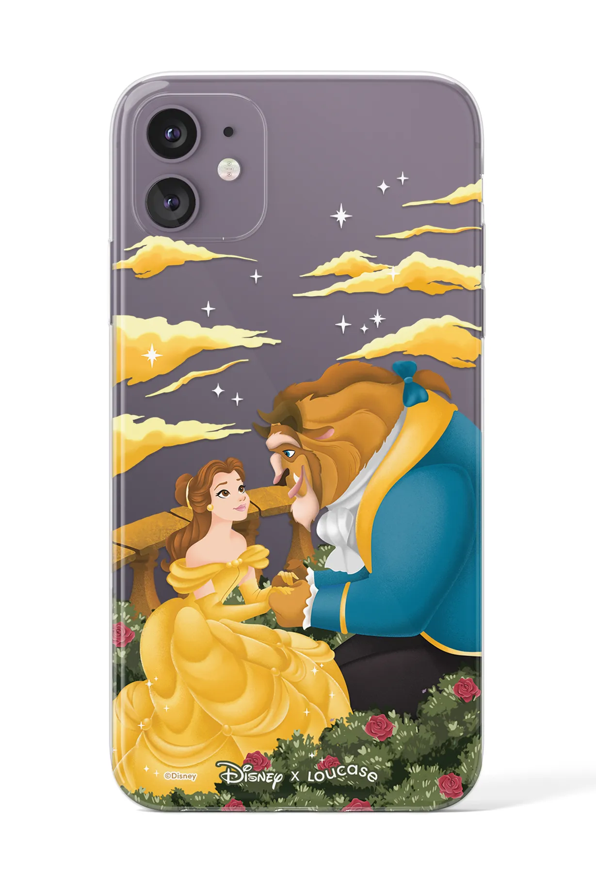 Belle & Beast - KLEARLUX™ Disney x Loucase Beauty & The Beast Collection Phone Case | LOUCASE