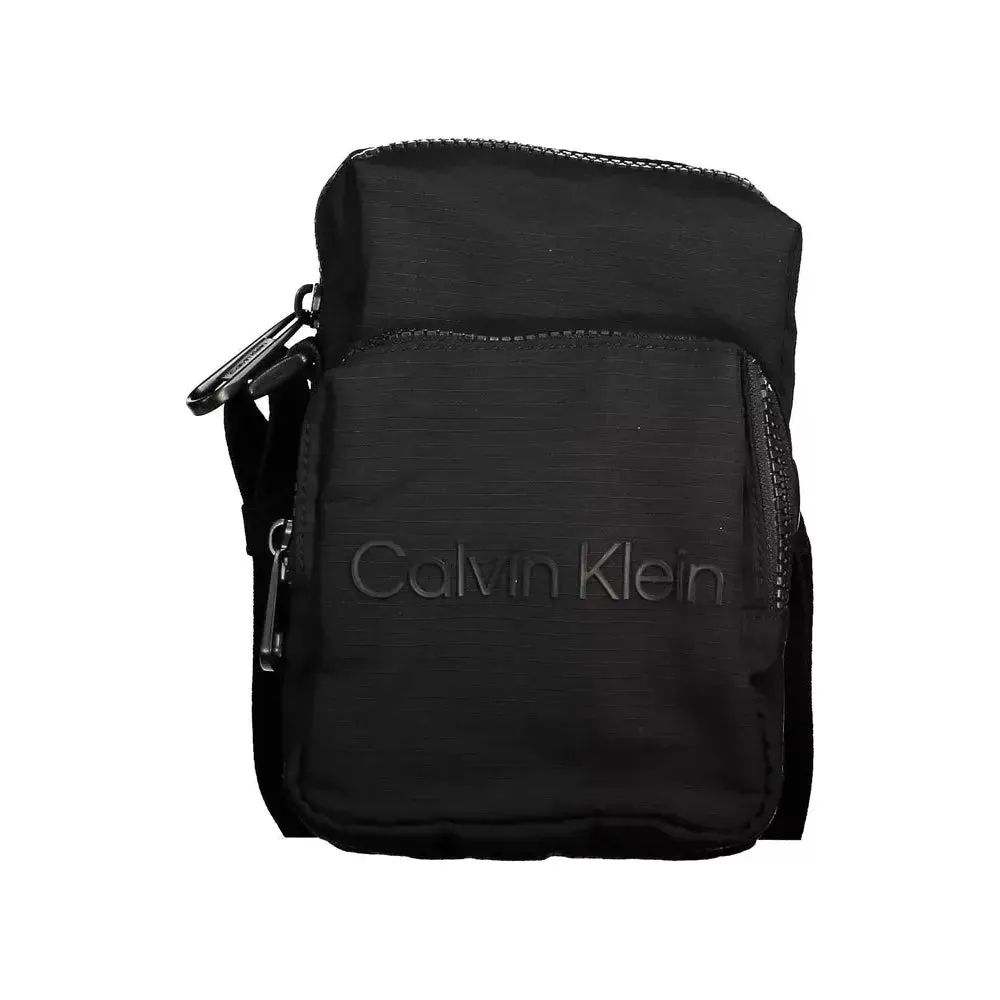 Calvin Klein Black Nylon Men Shoulder Bag