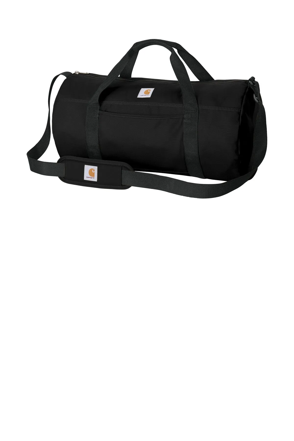 Carhartt Canvas Packable Custom Duffel with Pouch, Black