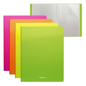 ErichKrause File folder Diagonal Neon, 20 pockets, A4, assorted