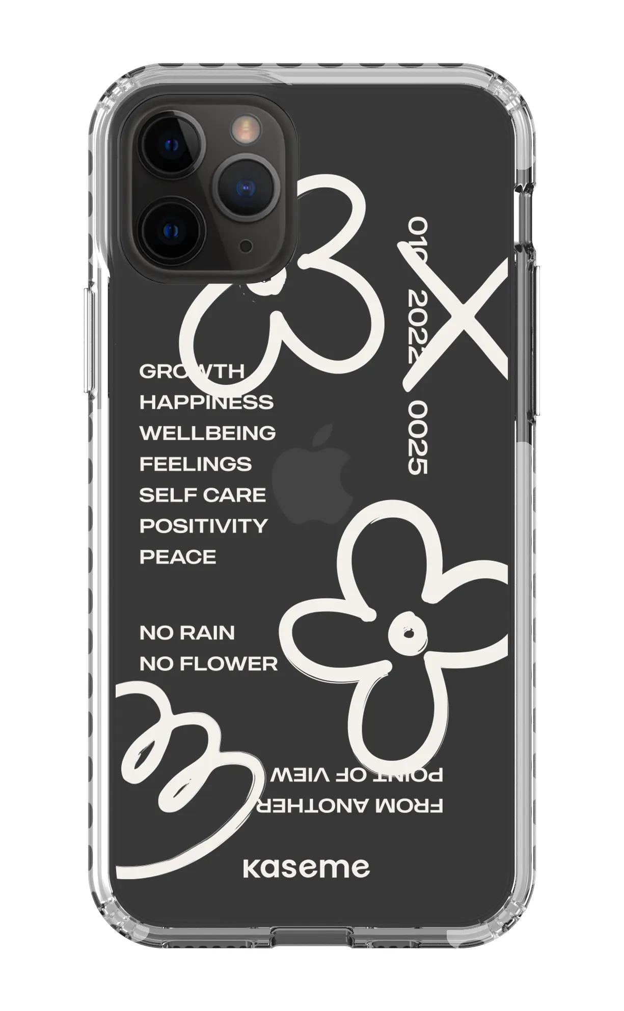 Feelings white clear case