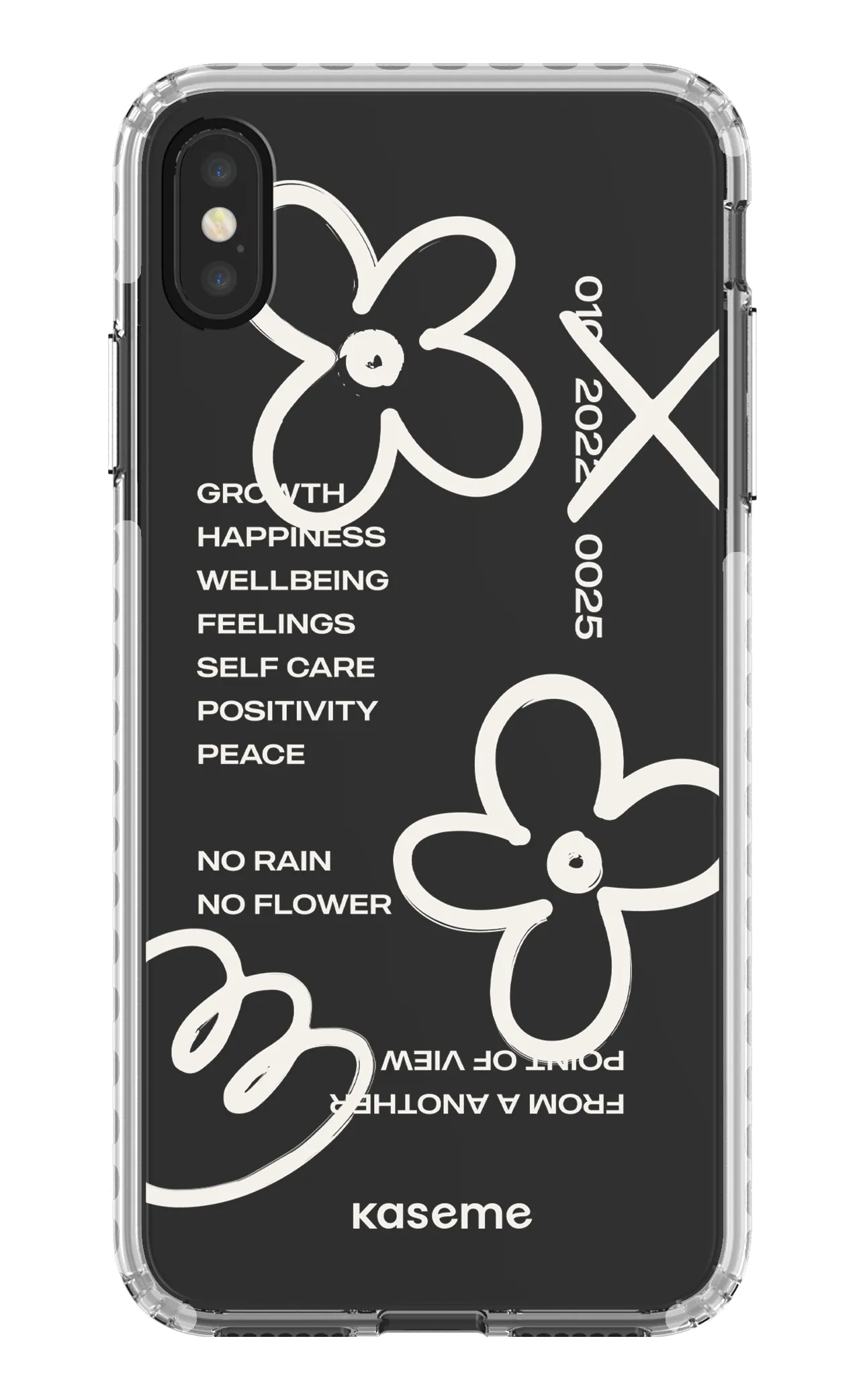 Feelings white clear case