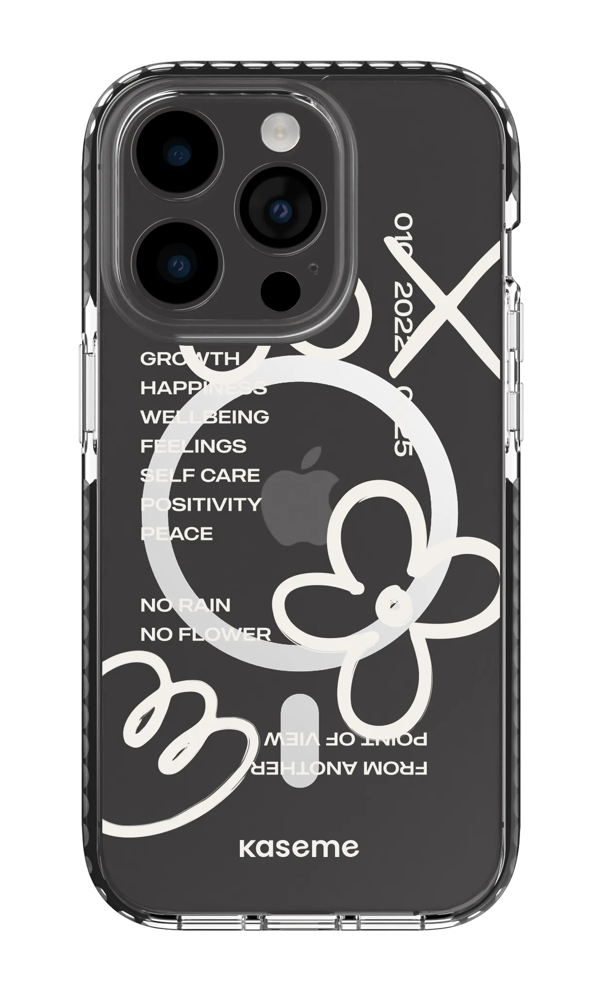 Feelings white clear case