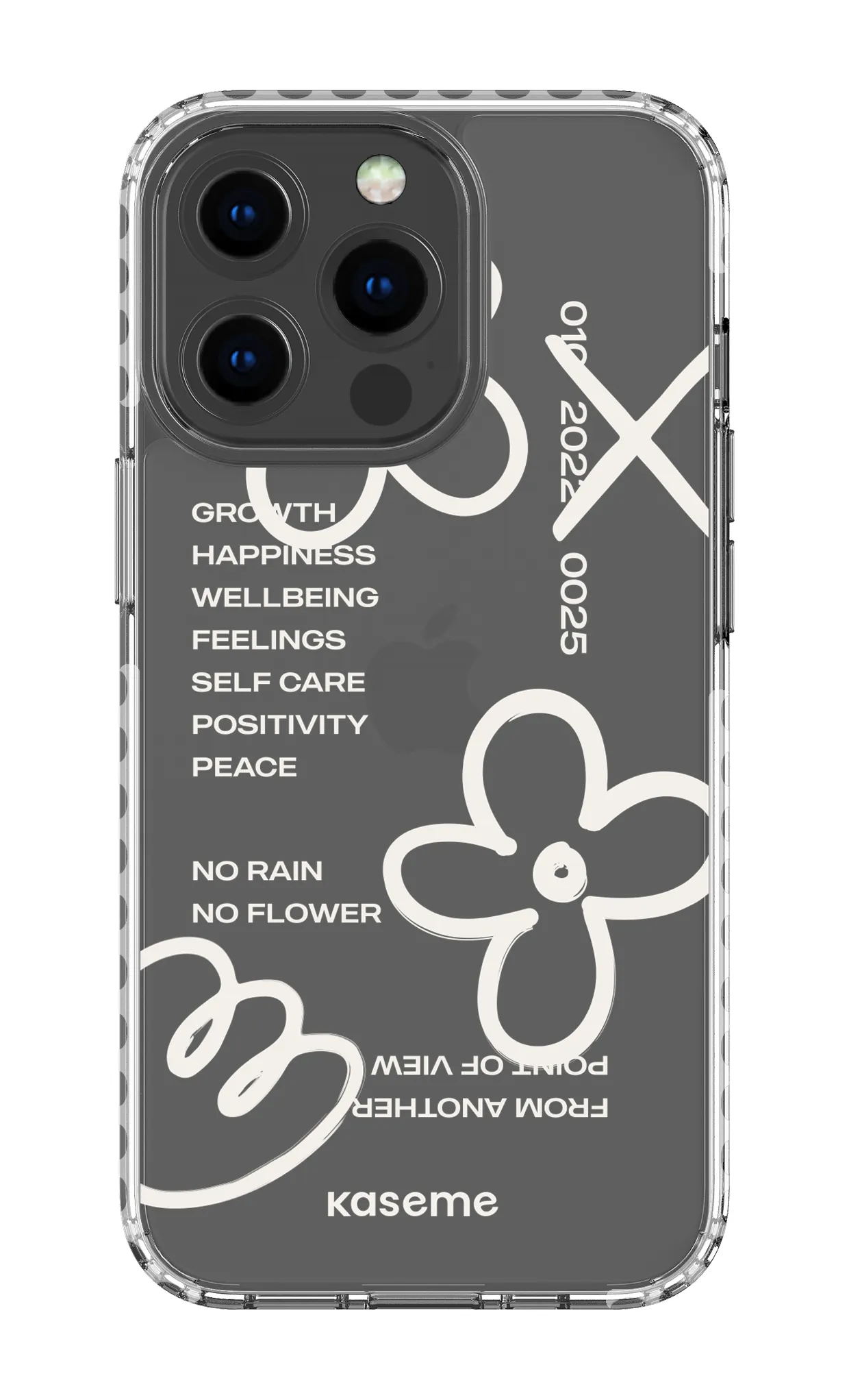 Feelings white clear case