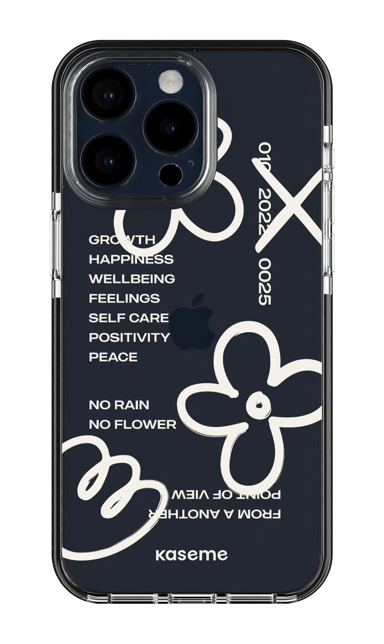 Feelings white clear case