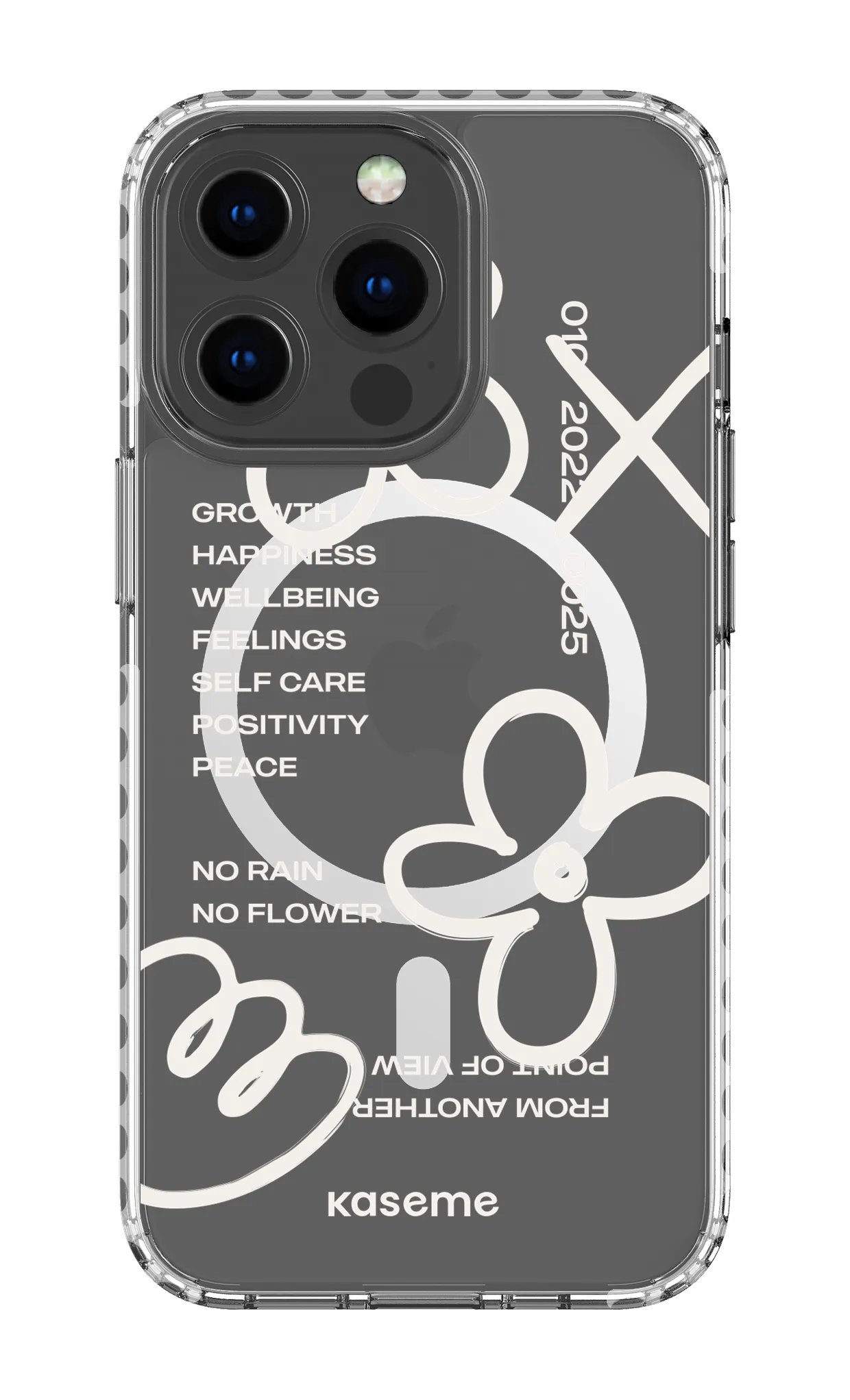 Feelings white clear case