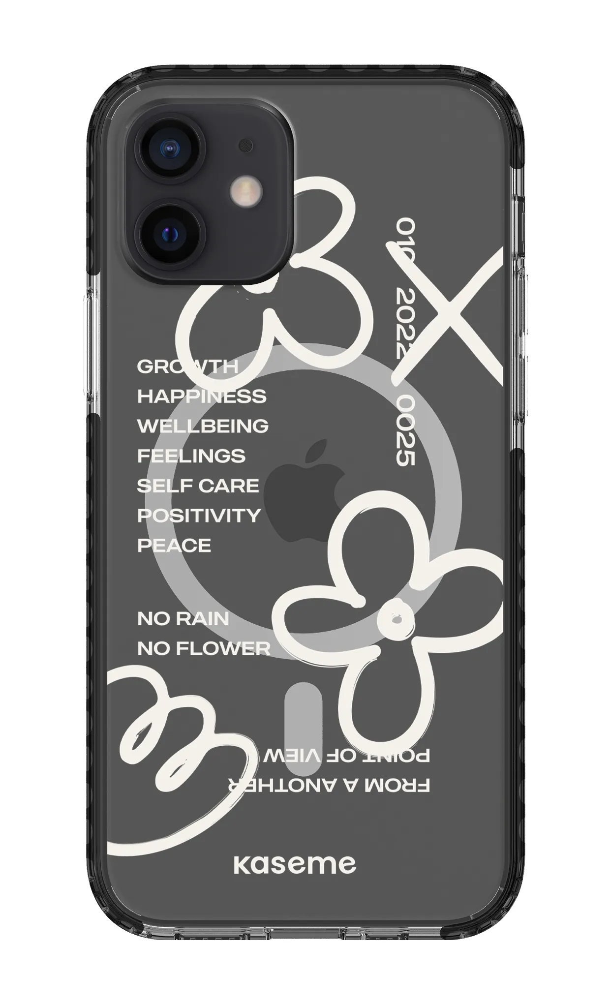 Feelings white clear case