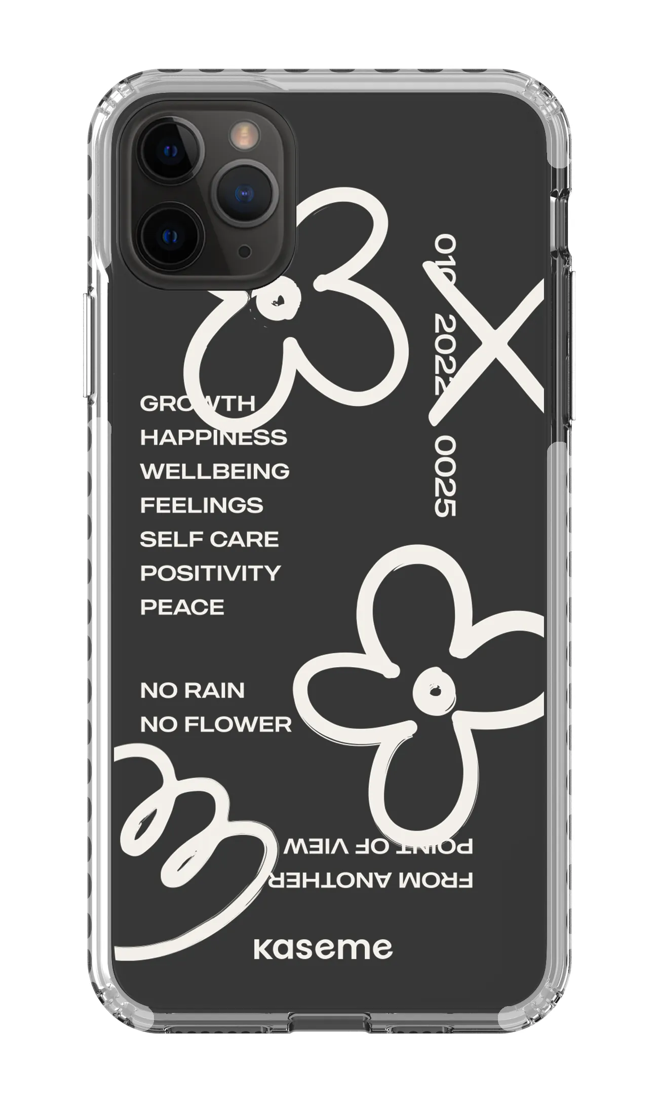 Feelings white clear case