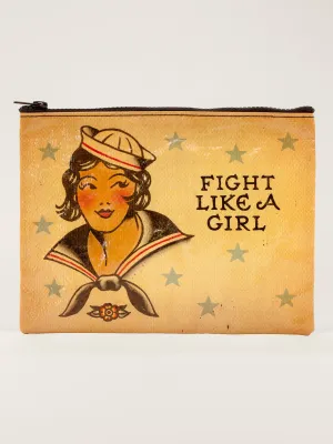 Fight Like A Girl Zipper Pouch