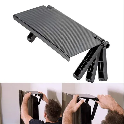 FOLDABLE TELEVISION TOP STOARGE SHELF