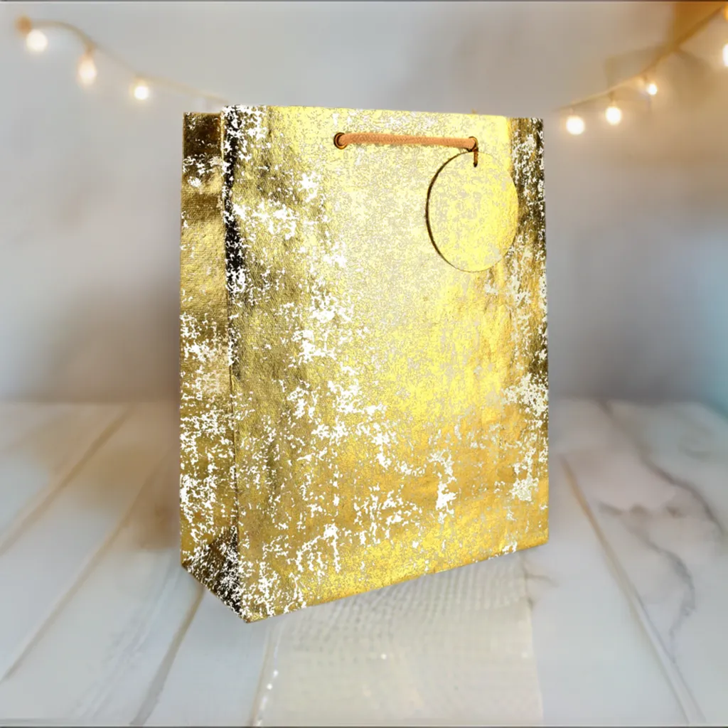 Gold Crush Small Gift Bag