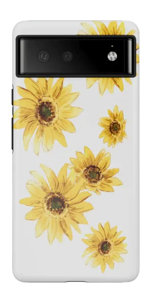 Golden Garden | Yellow Sunflower Floral Google Pixel Case