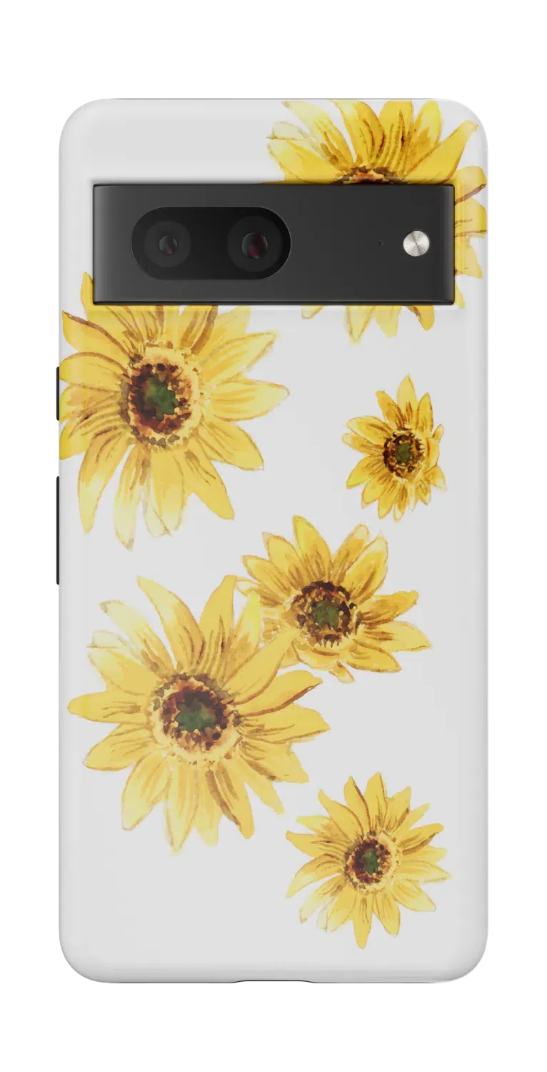 Golden Garden | Yellow Sunflower Floral Google Pixel Case