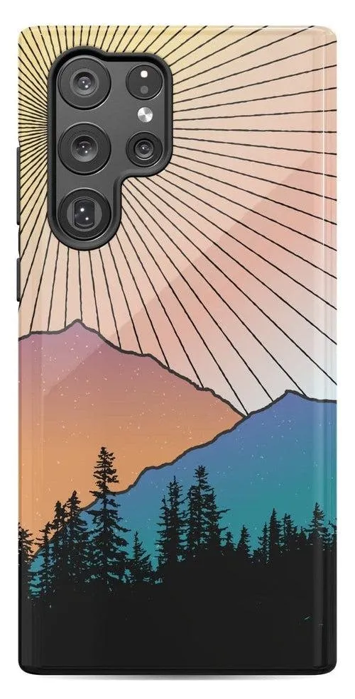 Golden Hour | Mountain Sunset Samsung Case