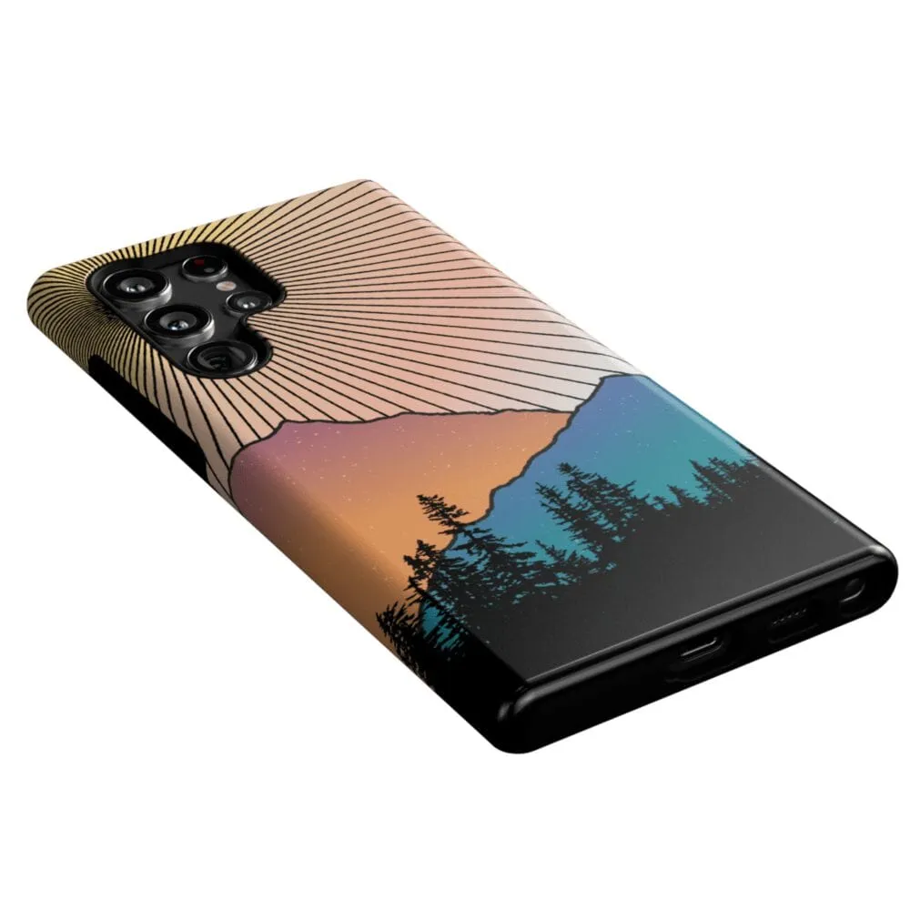 Golden Hour | Mountain Sunset Samsung Case