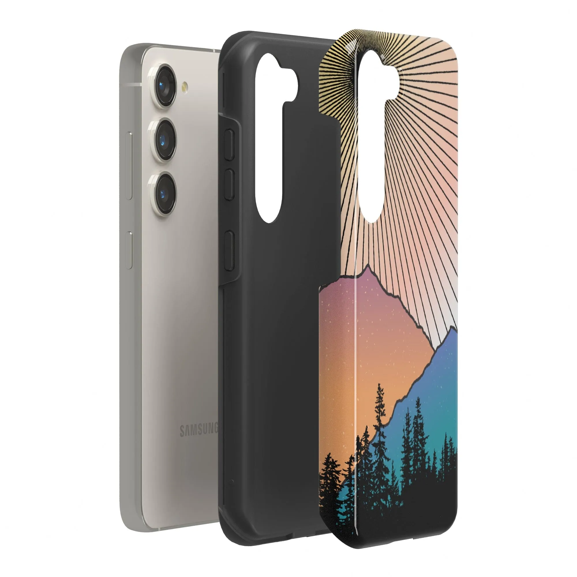 Golden Hour | Mountain Sunset Samsung Case