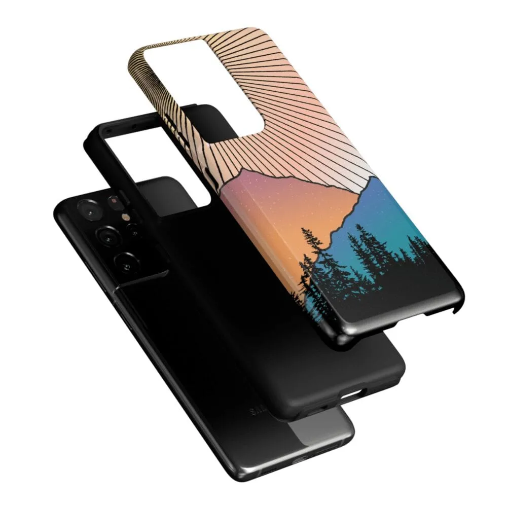 Golden Hour | Mountain Sunset Samsung Case