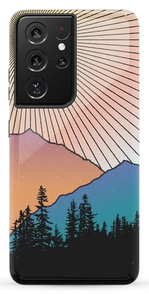 Golden Hour | Mountain Sunset Samsung Case