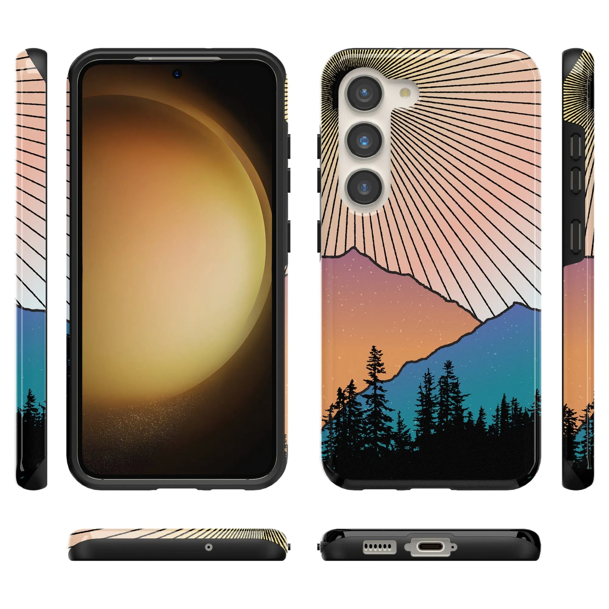 Golden Hour | Mountain Sunset Samsung Case