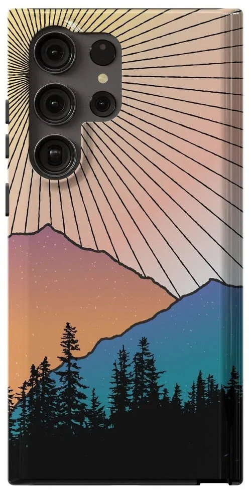 Golden Hour | Mountain Sunset Samsung Case