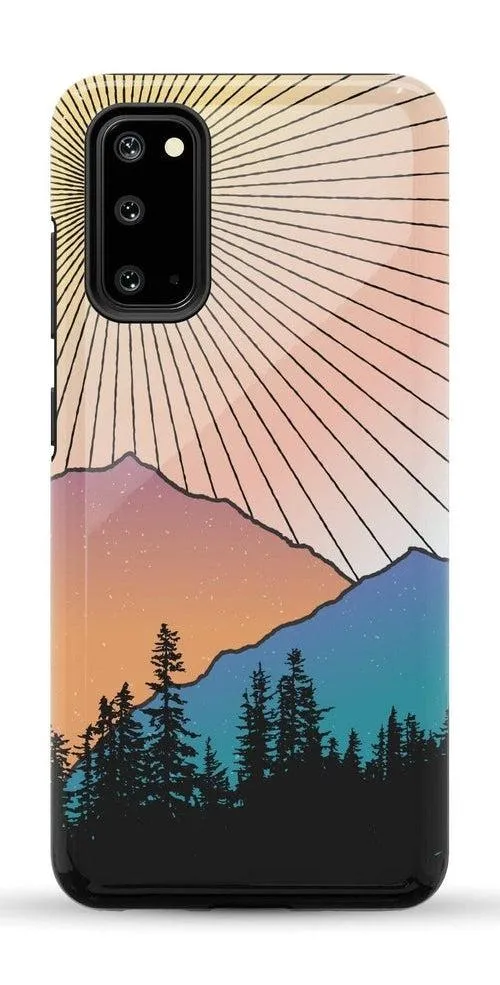 Golden Hour | Mountain Sunset Samsung Case