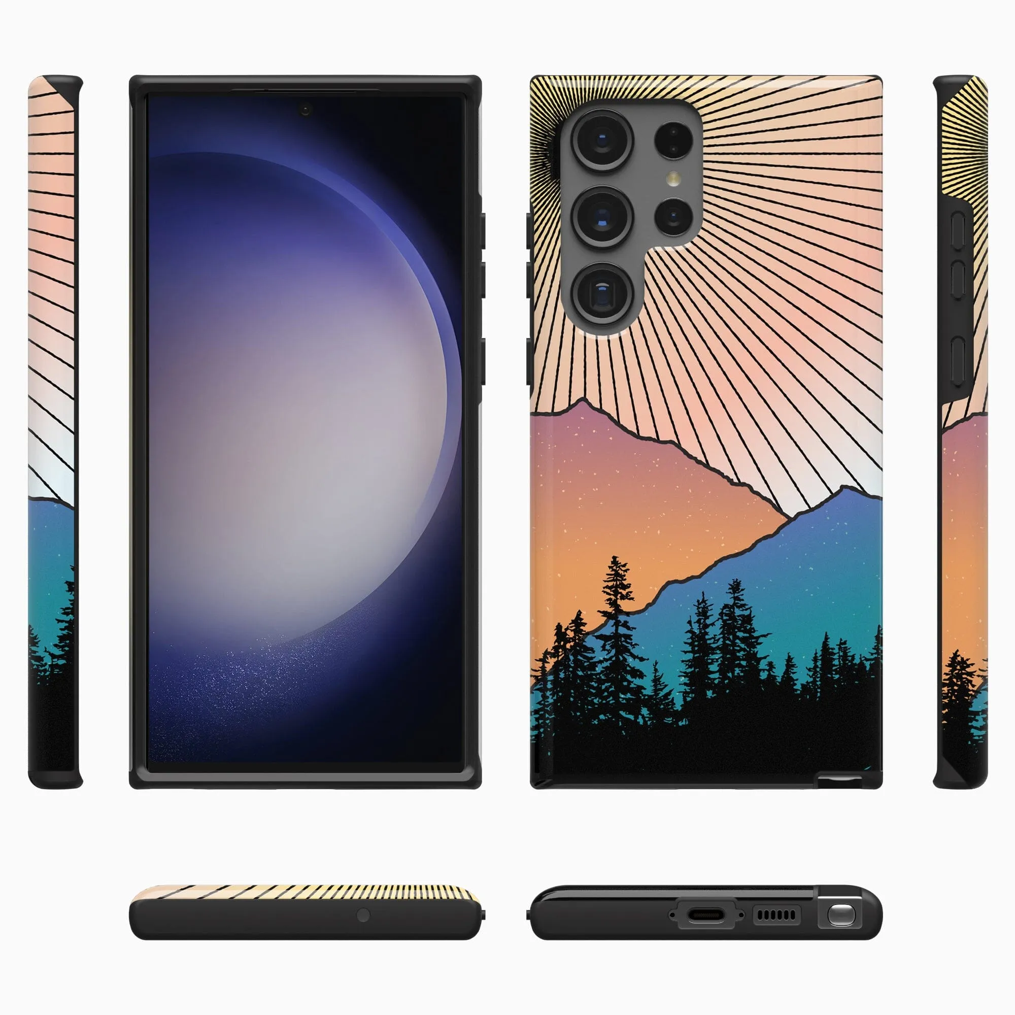 Golden Hour | Mountain Sunset Samsung Case