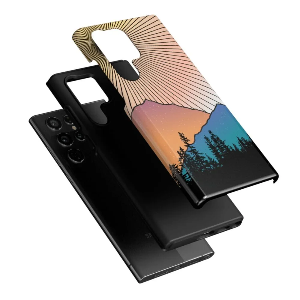 Golden Hour | Mountain Sunset Samsung Case