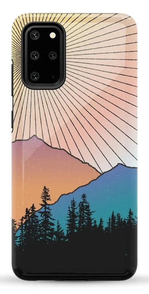 Golden Hour | Mountain Sunset Samsung Case