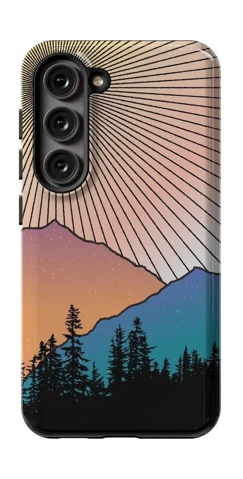 Golden Hour | Mountain Sunset Samsung Case