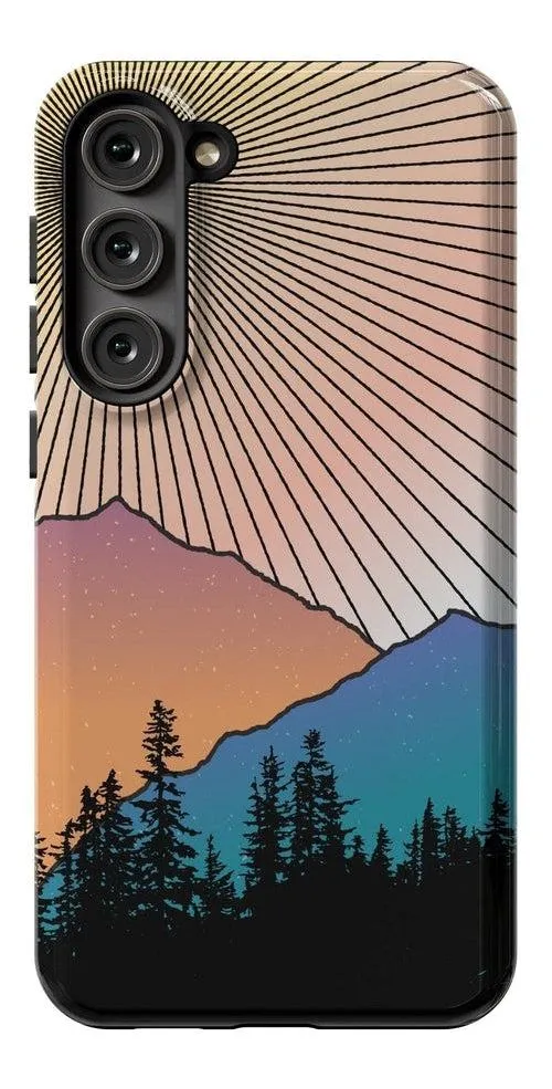 Golden Hour | Mountain Sunset Samsung Case