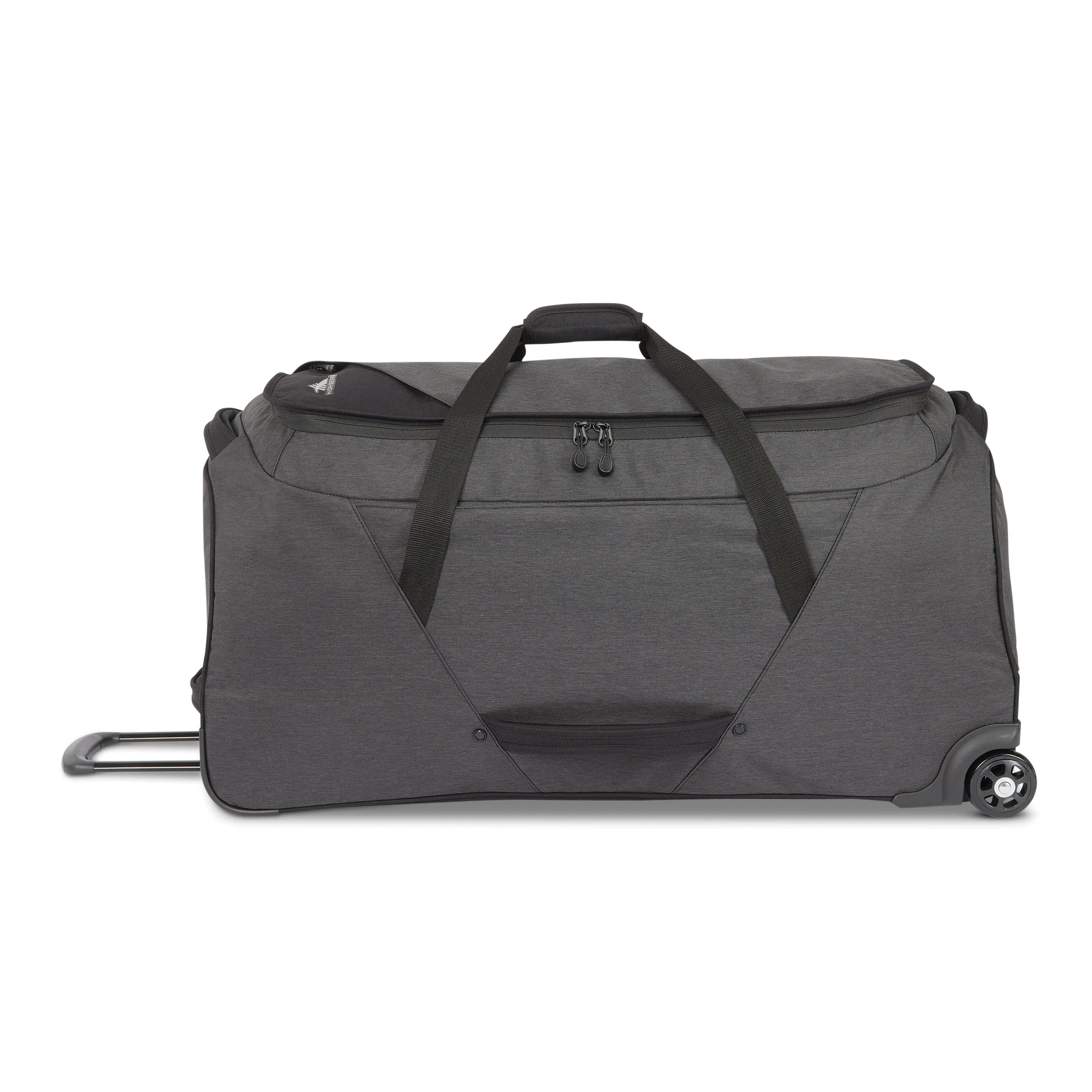 High Sierra Forester Collection 34" Wheeled Duffle - Black Heather/Black