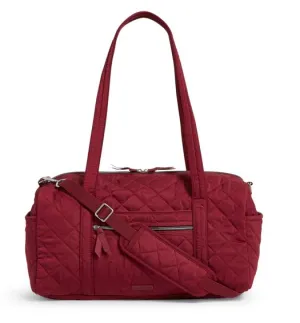 Iconic Small Travel Duffel - Berry Red