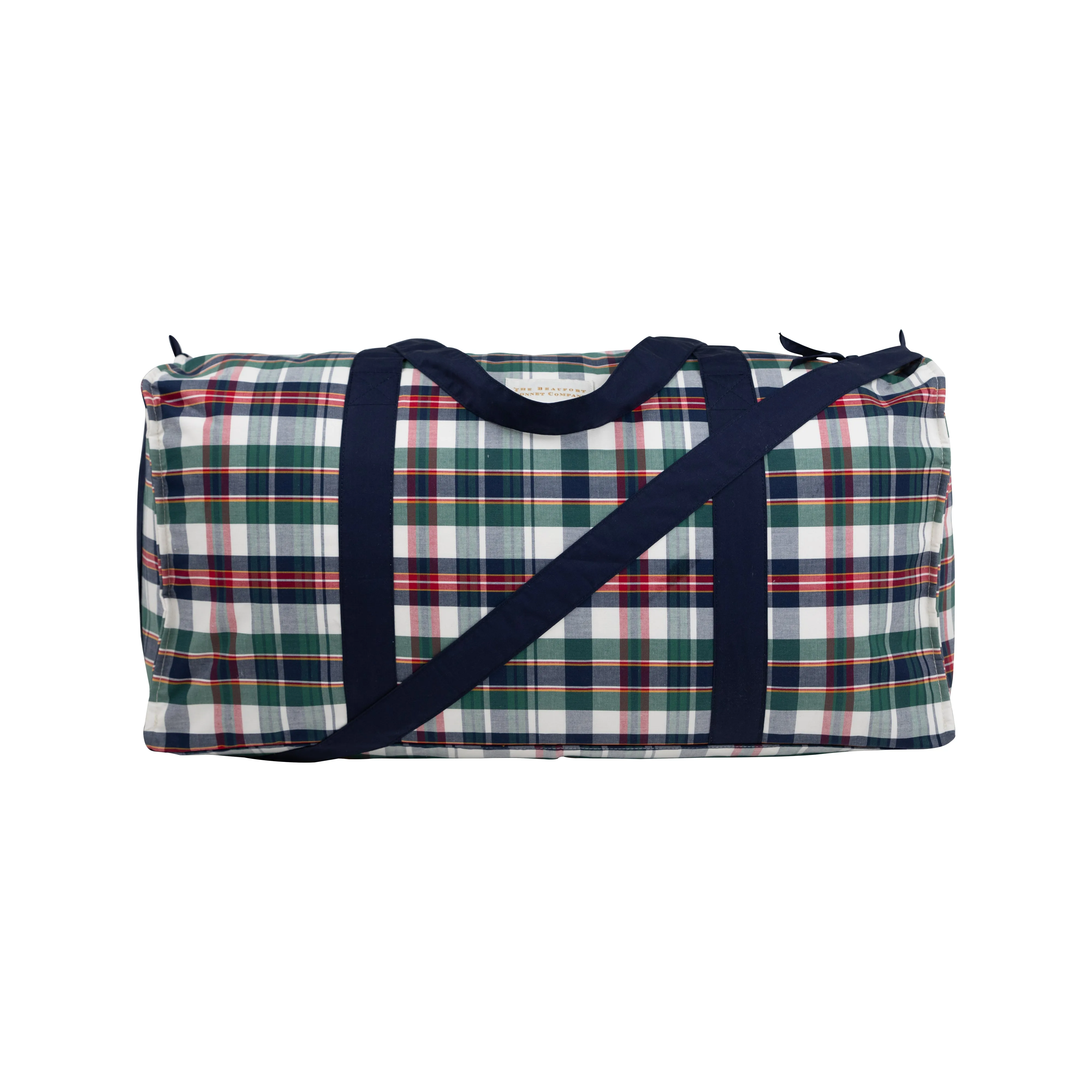 Logan's Long Weekend Bag - Field Park Plaid with Nantucket Navy