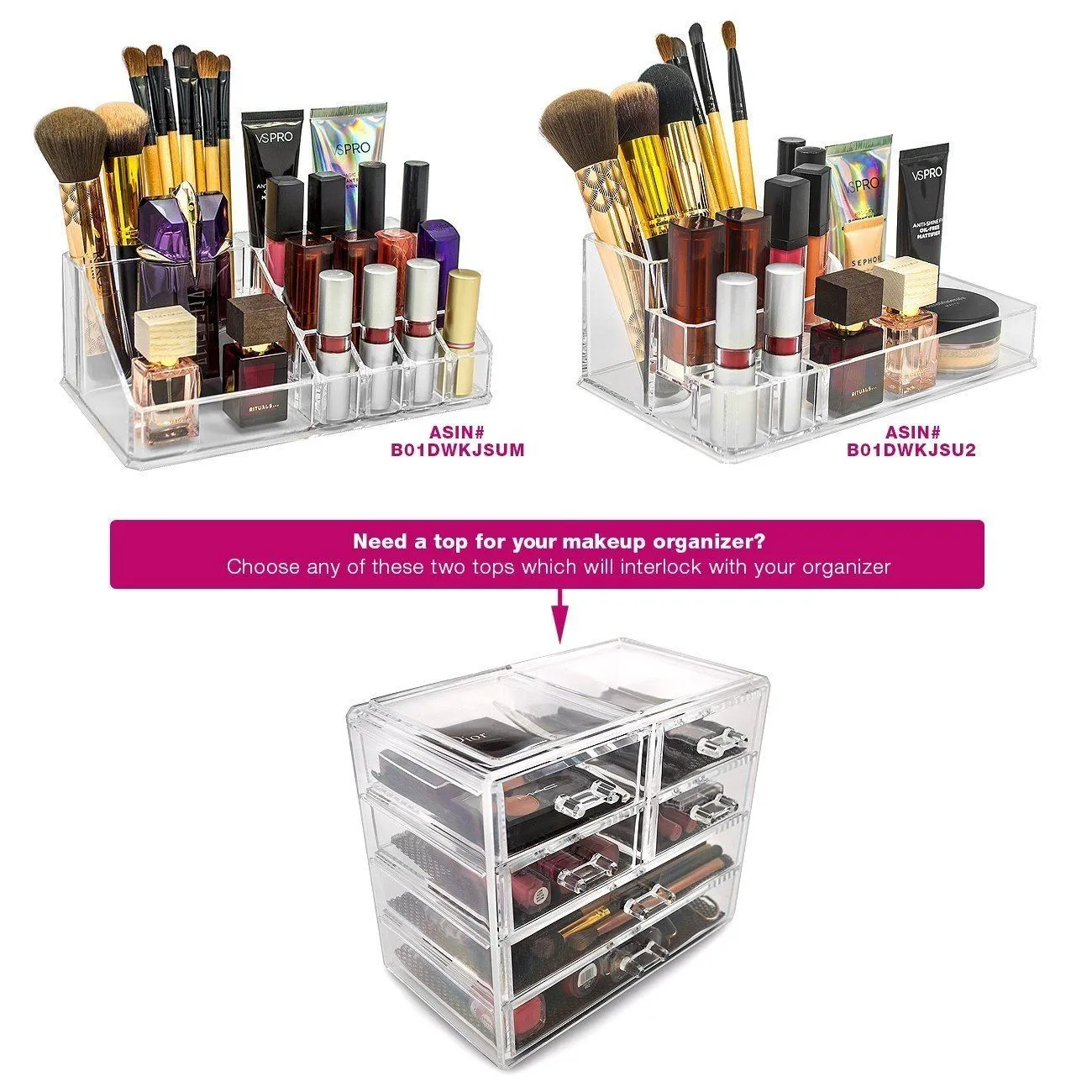 Makeup Organizer (6 Drawers)