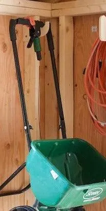 Miscellaneous Organizer Hook, Storage shed, Yard Shed Organization System, Yard Tool Rack