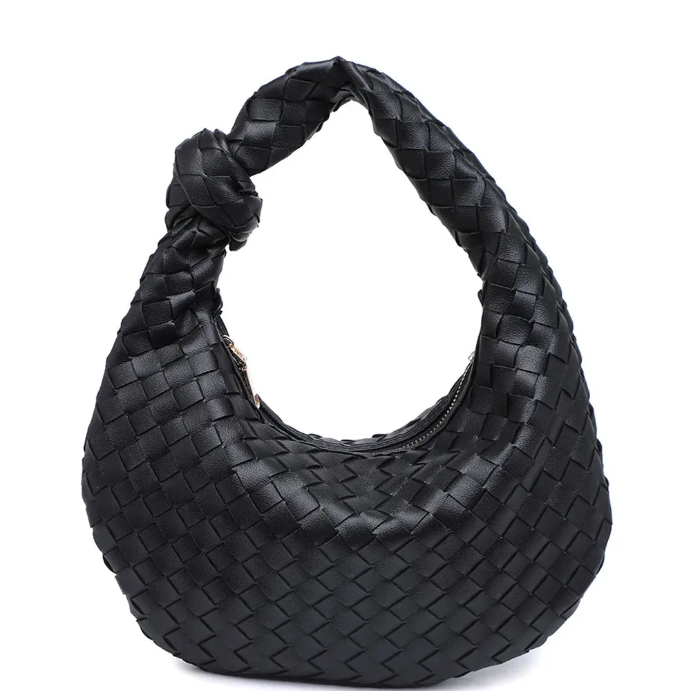 Modern Texture Knot Shoulder Bag