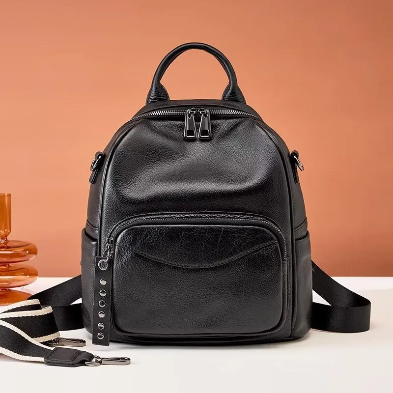 ModishLeather Zipper Backpack