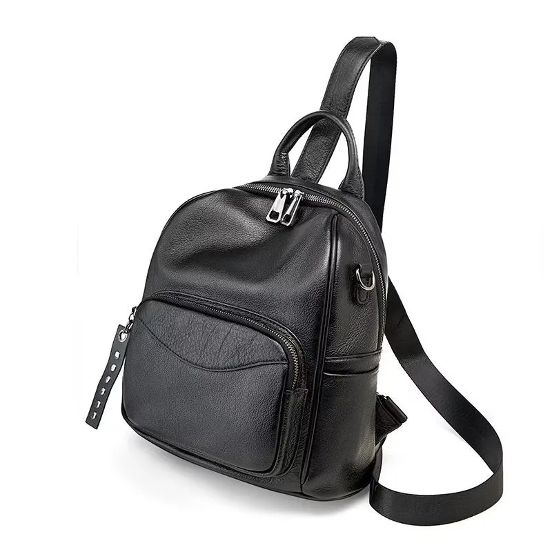 ModishLeather Zipper Backpack