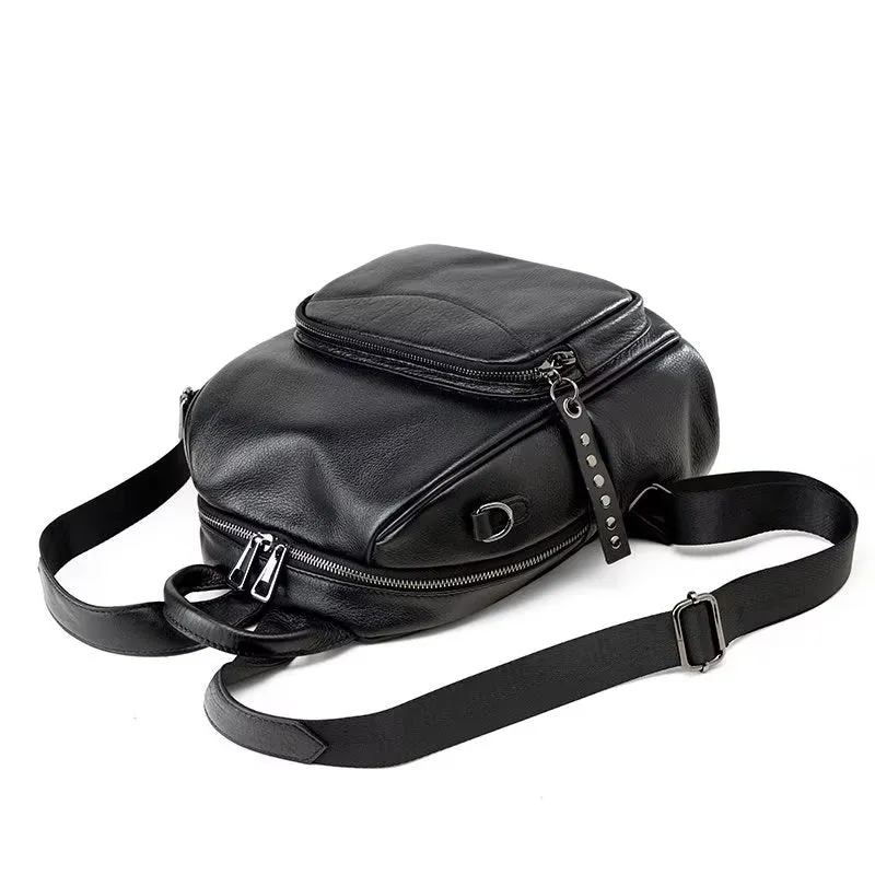 ModishLeather Zipper Backpack