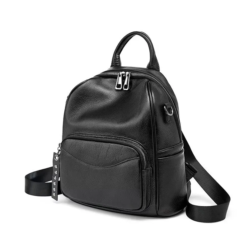 ModishLeather Zipper Backpack