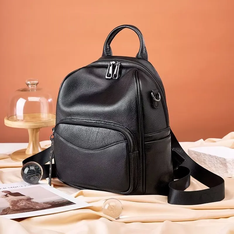 ModishLeather Zipper Backpack