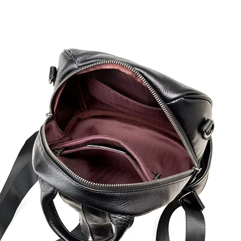 ModishLeather Zipper Backpack