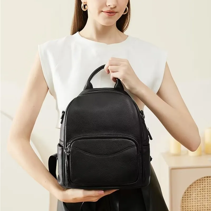 ModishLeather Zipper Backpack