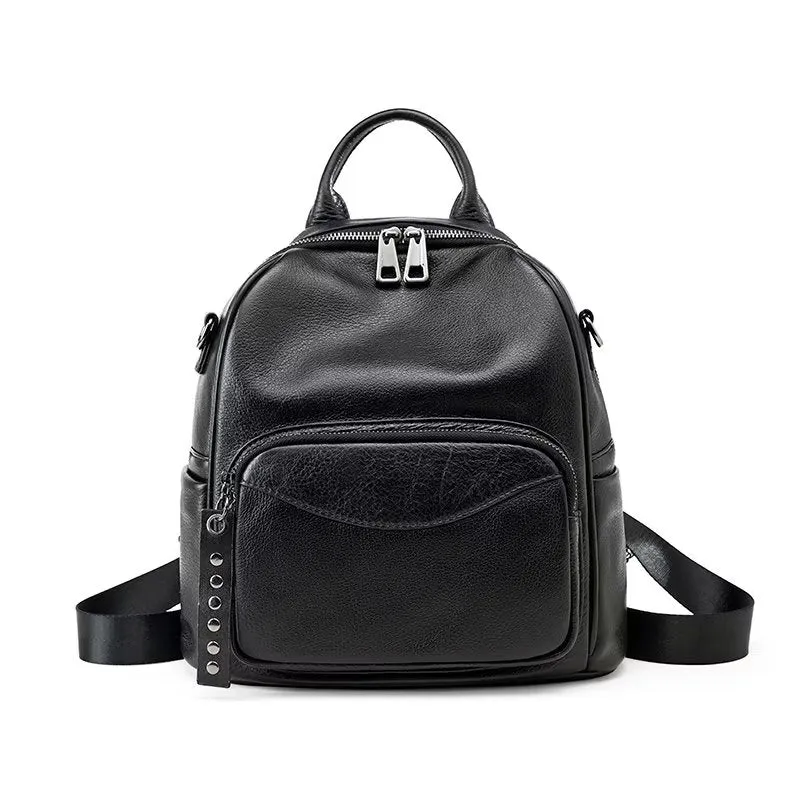 ModishLeather Zipper Backpack